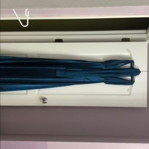 dark turquoise elegant dress